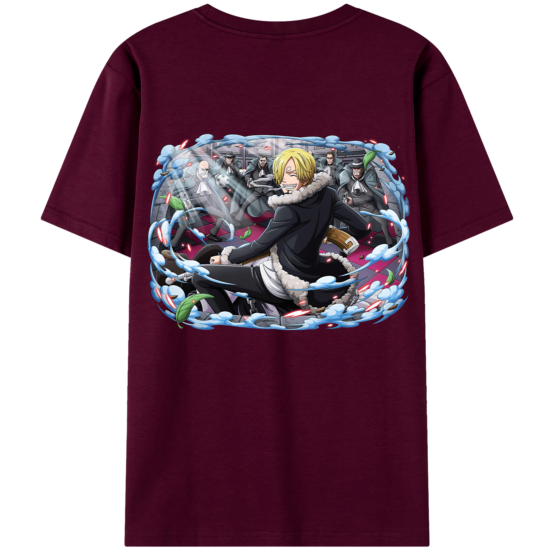 （画像用） ワンピース サンジ ONE PIECE Sanji レディース半袖Tシャツ(バックプリント)